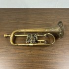 A e  Fischer Rotary Valve Trumpet Bremen Germany - As-is Damaged