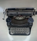 1920s Underwood Standard Portable Typewriter Four Bank Keyboard