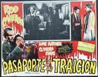Passport To Treason Rod Cameron Lois Maxwell Mexican Lobby Card Set  1956