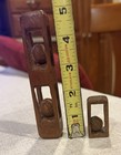 2 Antique 1800s Hand-carved Wooden Whimsy Ball-in-cage Sculptures 1870s