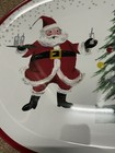 New Pottery Barn Kids Jolly Santa Melamine Christmas Holiday Platter