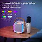 New Bluetooth K12 Karaoke Machine Portable Pa Speaker System With2 Wireless Mics
