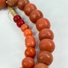 Sherpa Mock Coral Graduated Trade Beads Tibetan