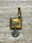 Vintage Small Corbin Padlock Lock With Key Read