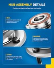  515058 Front Wheel Hub Bearing Assembly For Silverado 2500 Hd 2001-2006  