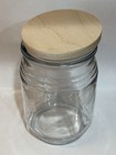 New Makesy 18 Oz Apothecary Jars With Wood Lids For Making Candles Case Of 12