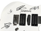 Shinedown Signed Electric Guitar White The Sound Of Silence Racc Trusted Ei8ht