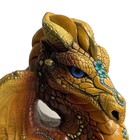 Windstone Editions Pena Dragon Turquoise Brown Gold Retired 1986 Vintage