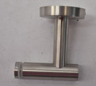Lot Of 2 Robe towel Hooks Brushed Nickel Finish Wall Mounted No Hardware