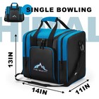 Himal Bowling Ball Bag For Single Sphere - Tote One Size  Blue 
