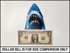 Fridge Fun Refrigerator Magnet Jaws Movie  jaws Diecut Shark Logo  70s Retro