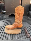 Vintage Give    em The Boot Cowboy Boot Table Lamp Leather Western Rustic Decor