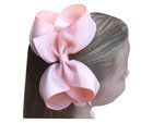Large 6  Hair Bows With Alligator Clip Set Of 10 Grosgrain Ribbon Back To School