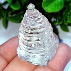 Natural Sphatik Crystal Shri Shree Yantra To Remove Vaastu Dosh Defect 99 70  Ct