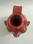 Randy Tobias   Face Jug  Pottery  Folk-art  8   X  6   Red