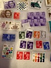 Vtg Great Britain Stamp Lot 60  Queen Elizabeth Jubilee Olympic Mint Used