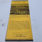 1960 s Ship Ashore Del Norte County  California Map And Informational Brochure