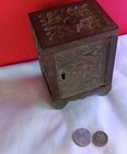 Antique Key Lock Safe Number 50 The J e Stevens Co   No Key But Works