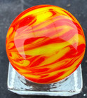 Steve Willis 2006 Handmade Lampwork Art Glass Marble 1 16  Near Mint Signed W6