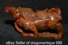 4  Chinese Hongshan Culture Hetian Jade Carving Fengshui Horse Animal Statue