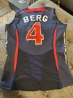 Mizuno Team Usa Lindsey Berg Double Autographed Volleyball Jersey Shirt Hof    25