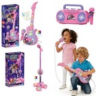 Cosplay Kpop Demon Hunters Music Microphone     Kids Toy Light-up Singing Gift Jq