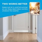 Suptikes 2 Pack Door Draft Stopper   door Sweep For 1 8 Inch X 37 Inch  White