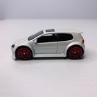 Hot Wheels Volkswagen Golf White W red Wheels 1 64 Diecast Loose Vw Gti 5 Pack