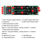 2way 18650 Battery Capacity Internal Resistance Tester Auto Charging Discharge