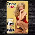 Coors Banquet Rodeo Beer Metal Sign The Legend Since 1873 Vintage Sty Bar Decor