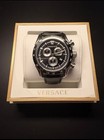 Versace 60 Tachymeter  Wr 5 Atm Stainless Steel Sapphire Chrystal 
