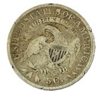 1837 Capped Bust Half Dime -small 5c- Lm-4 Choice Vf-smh2328