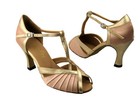 2707 Silver Black Salsa Ballroom Latin Leather Dance Shoes 2 5 And 3 Inch Heel
