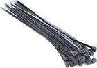 100-pack Heavy Duty 14 Inches 120 Pound Cable Zip Tie Down Strap Wire Nylon Wrap