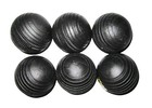 Black Gully Cricket Rubber Ball   Pack Of 6  