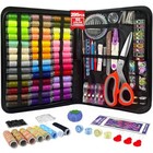 295pcs Sewing Kit For Adults Portable Travel Sewing Set With 50 Color Threads
