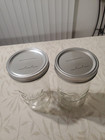 Ball Mason Jar 24 Oz Wide Mouth Set Of 2 Tall Tumblers Pair Descontinued Euc