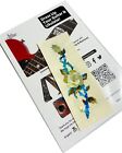 Inlay Sticker Decal Guitar Headstock In Abalone Theme - Rose Sticker