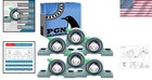 Maintain-reducing Self-aligning Pillow Block Bearing Set - Pack Of 6  Usa Made