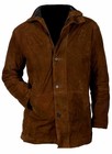 Longmire Walt Mysteries Robert Sheriff Brown Suede Leather Jacket Coat All Sizes