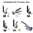Kwode Pre-rinse Spray Valve Repair Kit For All Commercial Sink Sprayer Black 