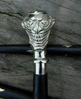 Vintage Designer Joker Handle Antique Victorian Wooden Walking Stick Cane Style