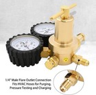 Nitrogen Regulator For Hvac Purge 0-800 Psi Output Pressure Cga580 1 4  Fitting