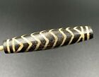 South East Asian Burmese Antiquities Jewelry Trade Pumtek Wood Bead Late 19 C 