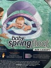 Swimways  Baby Spring Water Pool Float With Canopy 9-24 Months  33lbs 15kg New