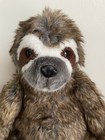 Brown Three Toed Sloth Plush 14     No Tags