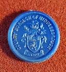 Middlessrough England Transport Transit Token  4d 525 Bi Lot Br45