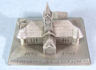Marlboro Railroad Station Ma Vintage Hudson Pewter Metal Souvenir Building