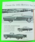 1955 Mercury Quick Facts 12-pg 1-color Catalog Brochure Convertibles Xlnt  