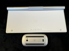 Apple Wireless Keyboard A1314   Magic Mouse A1296 Set Bluetooth   New Batteries